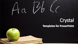  Presentation with alphabet - PPT layouts consisting of math symbols - letters from alphabet background and a black colored foreground