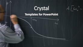  Presentation with math teacher - Cool new PPT layouts with math teacher drawing fuction graph backdrop and a dark gray colored foreground