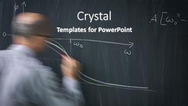  Presentation with math teacher - Colorful slide deck enhanced with math-teacher-drawing-fuction-graph backdrop and a dark gray colored foreground