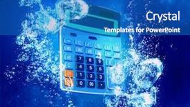  Presentation with under water - Audience pleasing presentation consisting of mathematic wallpaper - calculator under water backdrop and a  colored foreground
