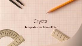  Presentation with math graph - Amazing PPT layouts having mathematical-instruments-over-the-corner backdrop and a lemonade colored foreground