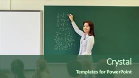  Presentation with task - Colorful PPT theme enhanced with mathematics - education elementary teaching math backdrop and a ocean colored foreground