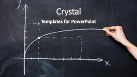  Presentation with mathematics - Amazing PPT theme having mathematics - hand drawing graph of mathematical backdrop and a dark gray colored foreground
