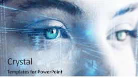  Presentation with mathematics - Slide set consisting of mathematics - illustration of virtual data background and a light blue colored foreground