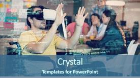  Presentation with wheelchair - Presentation design featuring mathematics - image of data against physically background and a ocean colored foreground