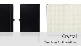  Presentation with notebook paper - Beautiful slide deck featuring mathematics - paper notebook or note pad backdrop and a light gray colored foreground