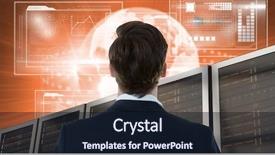  Presentation with information technology - Presentation design having mathematics computers - digital composite of man background and a wine colored foreground