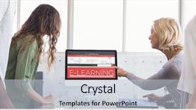  Presentation with mathematics - Slide deck with mathematics computers - digital composite of people looking background and a lemonade colored foreground