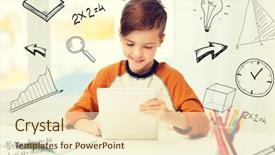  Presentation with doodles - Presentation consisting of mathematics computers - leisure children education technology background and a cream colored foreground