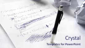  Presentation with learning difficulties - Beautiful PPT layouts featuring mathematics difficulties backdrop and a sky blue colored foreground