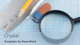  Presentation with math graph - Cool new slides with mathematics-geometry-tool-for-student backdrop and a light blue colored foreground