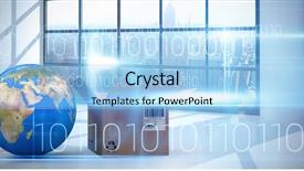  Presentation with binary blue - Cool new slides with mathematics planet earth - world map and brown cardboard backdrop and a light blue colored foreground