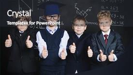  Presentation with educational - Presentation having mathematics primary - educational concept group of smart background and a dark gray colored foreground