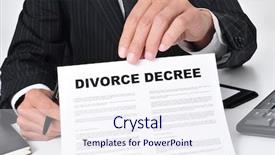  Presentation with matrimony - Audience pleasing presentation theme consisting of matrimony - closeup of a lawyer sitting backdrop and a sky blue colored foreground