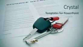  Presentation with matrimony - Presentation consisting of matrimony - divorce decree document background and a lemonade colored foreground