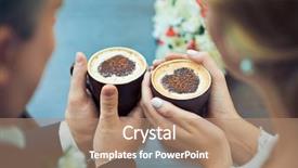  Presentation with matrimony - PPT layouts consisting of pork production at a factory chopped pig background and a violet colored foreground.