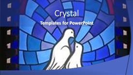  Presentation with matrimony - Slide deck consisting of matrimony background and a ocean colored foreground