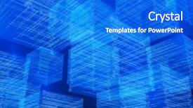  Presentation with matrix - Cool new theme with matrix cubes backdrop and a cobalt blue colored foreground