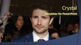  Presentation with twilight saga - Cool new slide deck with matt-dallas-at-the-los backdrop and a wine colored foreground