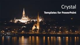  Presentation with budapest - Presentation theme with matthias-church-and-fisherman-s background and a wine colored foreground