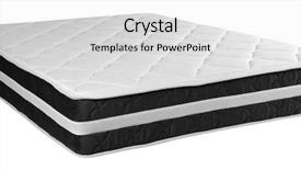  Presentation with mattress - Presentation theme featuring mattress isolated background and a white colored foreground