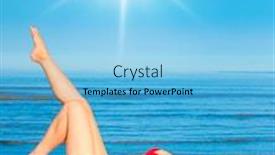  Presentation with mattress - Slides enhanced with mattress-pleasure background and a light blue colored foreground