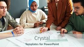  Presentation with new teacher - Theme featuring mature-blond-teacher-bending-over background and a sky blue colored foreground