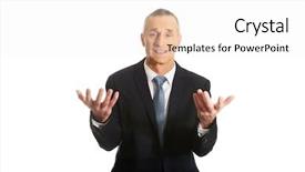  Presentation with undecided - Presentation theme featuring  background and a  colored foreground