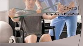  Presentation with resistance - Slide deck featuring mature-clinician-in-blue-uniform background and a light gray colored foreground