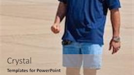  Presentation with egyptian - Cool new presentation with mature-egyptian-man-jogging-alone backdrop and a soft green colored foreground