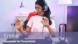  Presentation with video games playing - 