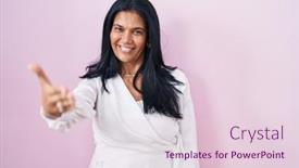  Presentation with pink business - 