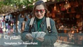  Presentation with counting - Theme featuring mature-hispanic-woman-with-grey background and a gray colored foreground