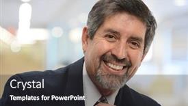  Presentation with latino - PPT layouts enhanced with mature-latino-businessman-smiling-inside background and a dark gray colored foreground