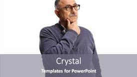  Presentation with thinking - PPT layouts having mature-man-holding-his-chin background and a  colored foreground