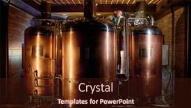  Presentation with inspector - PPT theme enhanced with mature-man-inspector-checking-craft background and a wine colored foreground