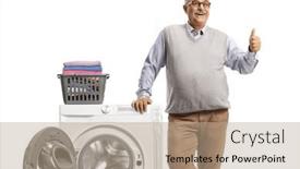  Presentation with clothes washing machine - 