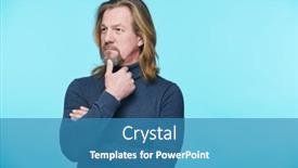  Presentation with long hair man - Slide deck enhanced with mature-man-with-long-hair background and a teal colored foreground