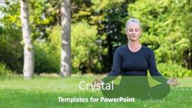  Presentation with tranquil - Audience pleasing slides consisting of mature-middle-aged-fit-healthy backdrop and a tawny brown colored foreground