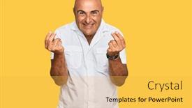  Presentation with payment - Beautiful PPT layouts featuring mature-middle-east-man backdrop and a yellow colored foreground