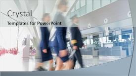  Presentation with pilot - Beautiful PPT layouts featuring mature-pilot-with-young-beautiful backdrop and a light gray colored foreground