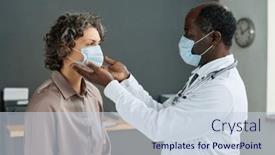  Presentation with thyroid - Theme consisting of mature-woman-having-her-thyroid background and a lemonade colored foreground