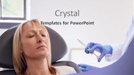  Presentation with anti ageing - Amazing slide set having mature-woman-sitting-in-chair backdrop and a white colored foreground