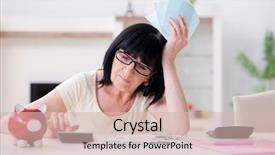  Presentation with reconcile - Amazing slide set having mature woman trying to reconcile backdrop and a  colored foreground