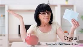  Presentation with reconcile - PPT layouts having mature woman trying to reconcile background and a  colored foreground