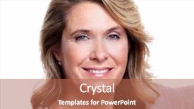  Presentation with senior hunger - Slides enhanced with maturity model - happy senior woman isolated background and a red colored foreground