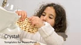  Presentation with passover - Slides enhanced with matzo ball soup in passover background and a lemonade colored foreground