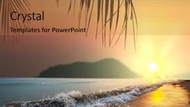  Presentation with maui - Audience pleasing slides consisting of maui - tropical beach backdrop and a coral colored foreground