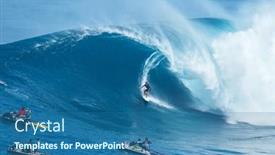  Presentation with maui - PPT theme consisting of maui-hi-january-16-2016 background and a ocean colored foreground