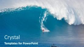  Presentation with maui - Presentation design consisting of maui-hi-march-13-professional background and a ocean colored foreground